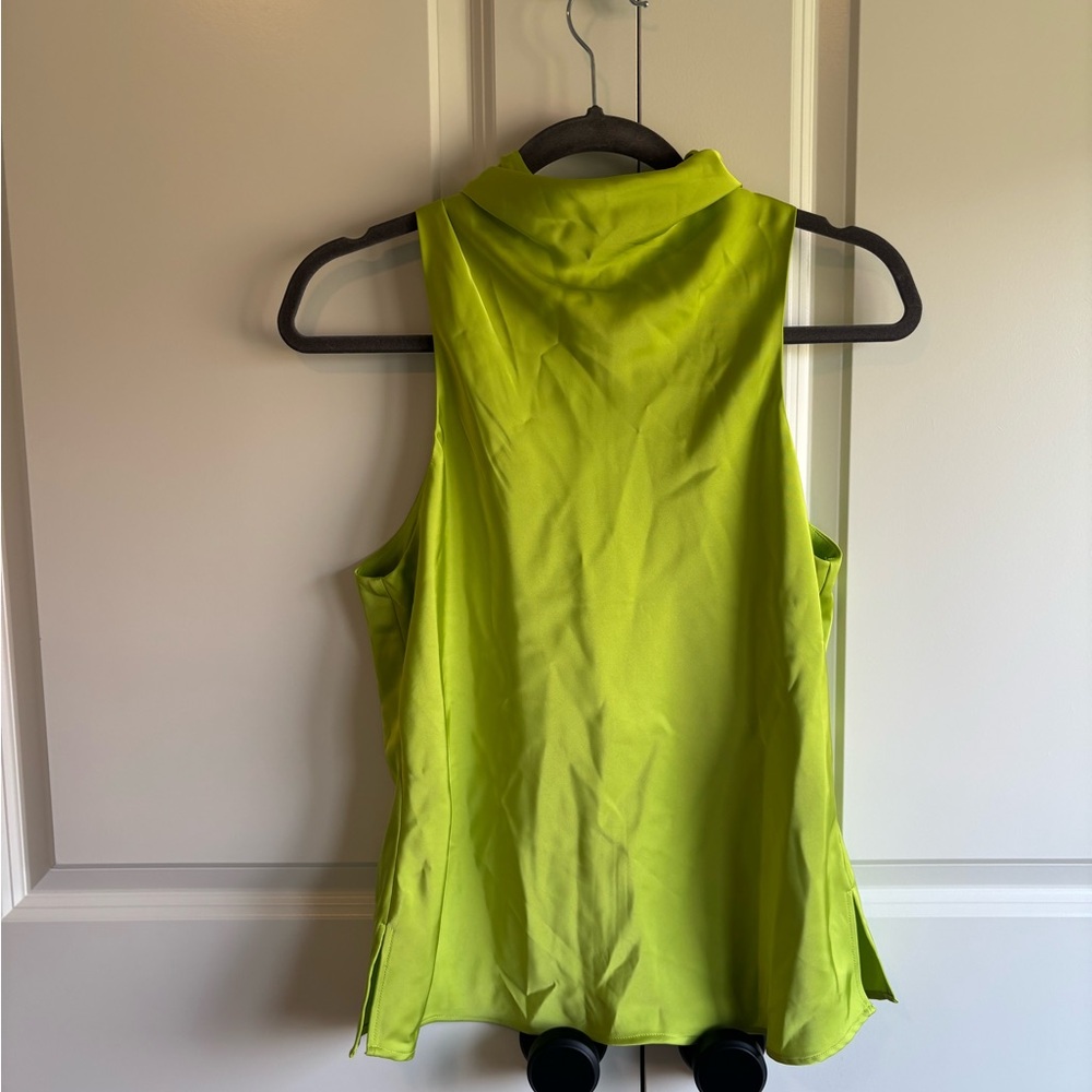 Lime Green Sleeveless Women's Top